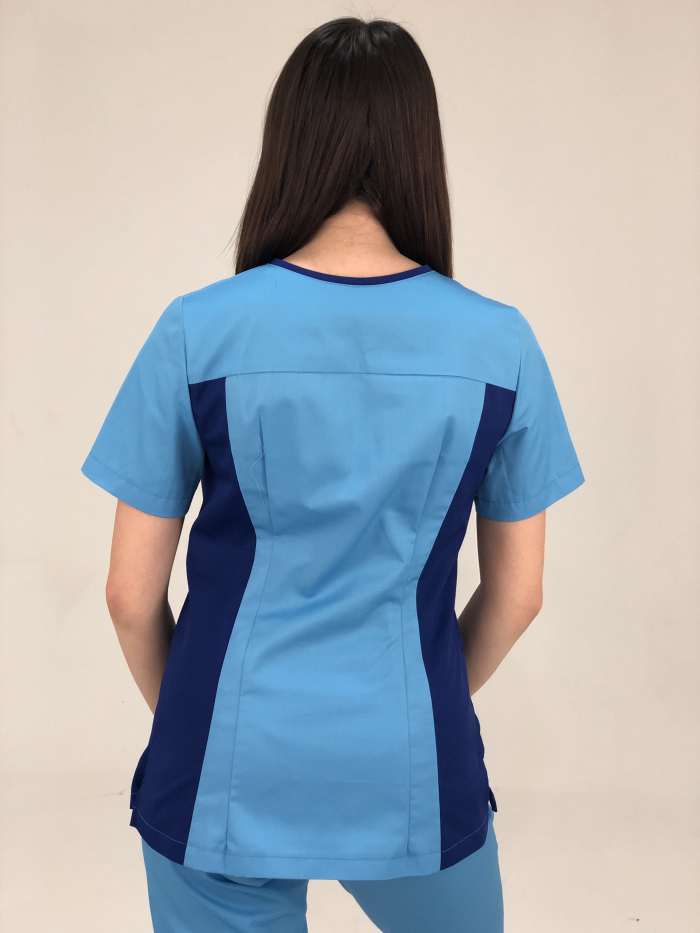 buy blue medical top, blue scrubs, blue medical top, blue scrubs with stripes